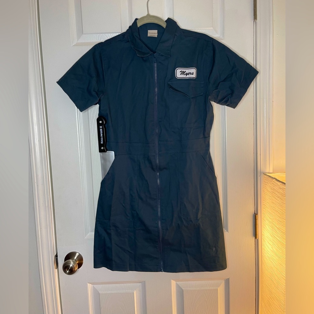 Utility Dress Halloween Costume with (fake) Knife